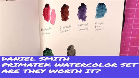 Daniel Smith Primatek Watercolor Paint Are They Worth It Youtube