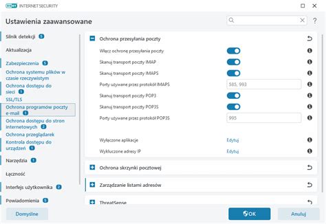 Ochrona przesyłania poczty ESET Internet Security 17 Pomoc online ESET