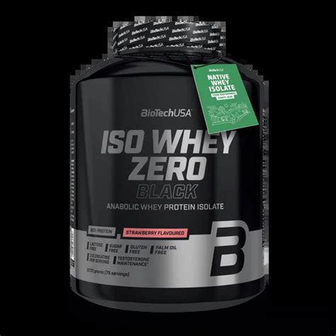 Iso Whey Zero Black Getr Nkepulver Auf Basis Von Molkeproteinisolat