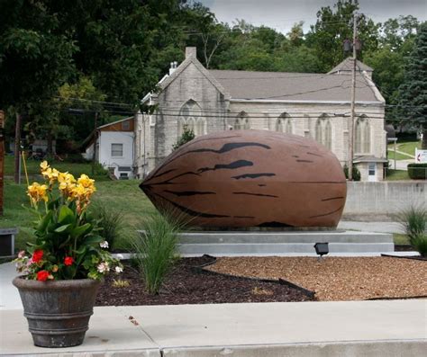 Worlds Largest Pecan Replica Sculpture World Record In Brunswick