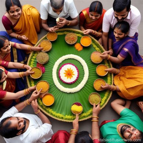 people celebrating ugadi festival Prompts | Stable Diffusion Online