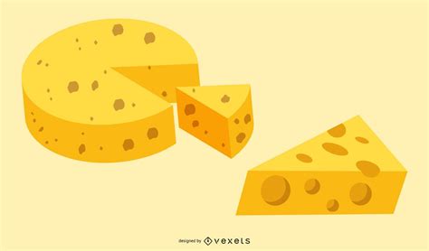 Vector Cheese Collection Vector Download