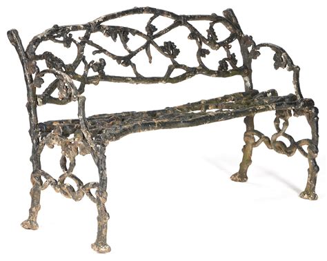 Victorian Cast Iron Garden Bench Twig And Serpent Motif Auction