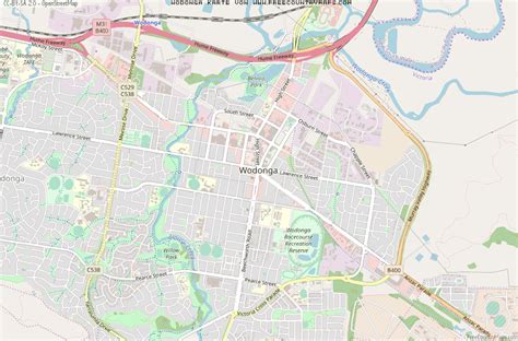 Karte Von Wodonga Australien Breiten Und Längengrad Kostenlose