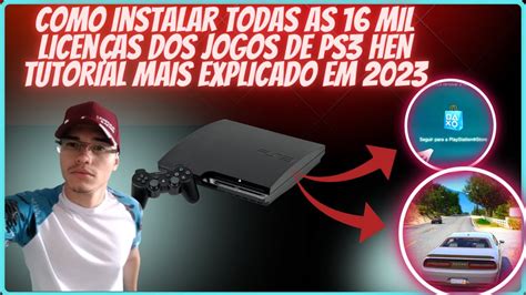 Como Instalar Todas As Mil Licen As De Jogos De Ps Hen Tutorial