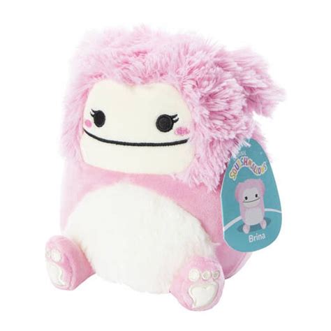 Brina The Bigfoot 8 In Squishmallows™ Fuzzy Belly Squad Plush Toy