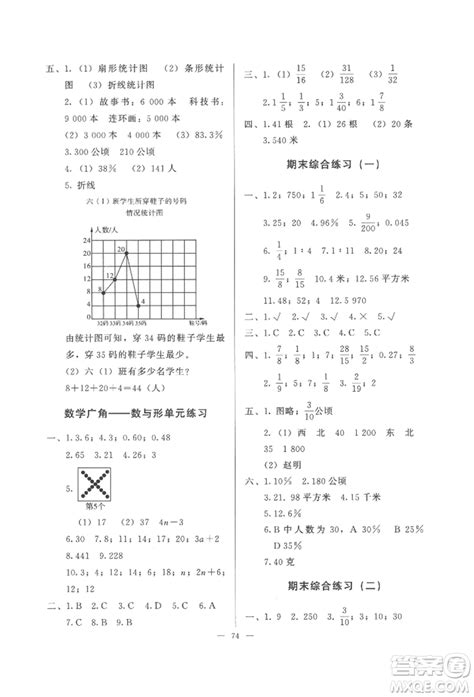 湖北教育出版社2022核心课堂六年级上册数学人教版参考答案 核心课堂六上数学答案答案圈