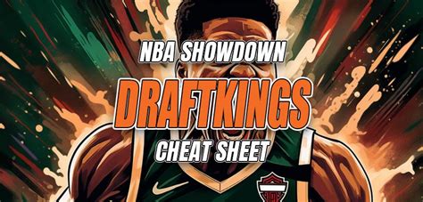 Nba Dfs Cheat Sheet For Draftkings Showdown Bucks Vs Heat Game 5 Dfs