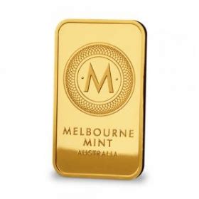 1oz Melbourne Mint Gold Minted Bar - Melbourne Mint