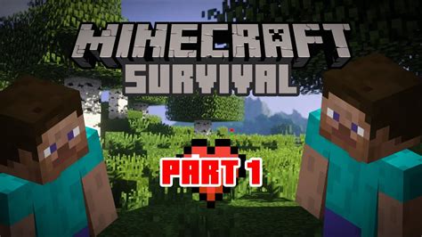 Surviving Our First Night In Vanilla Minecraft Lets Play Series