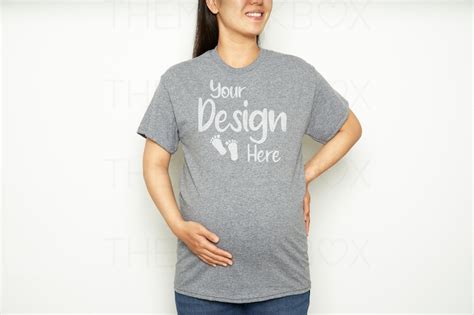 Maternity Mockup Gildan 5000 Mockup Gildan Sport Grey Etsy