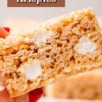 Browned Butter Rice Krispie Treats I Wash You Dry