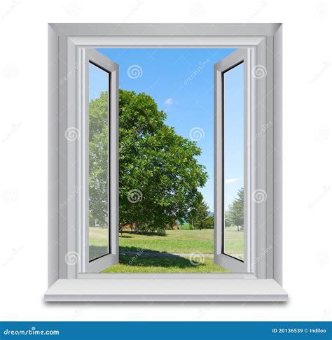 Open Window And Countryside Royalty Free Stock Images Image 20136539