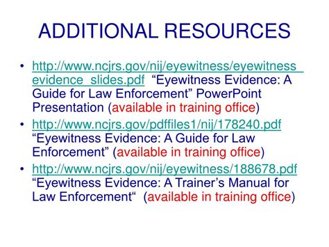 Ppt Eyewitness Evidence Powerpoint Presentation Free Download Id 6717709