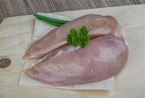 Premium Photo | Raw chicken breast