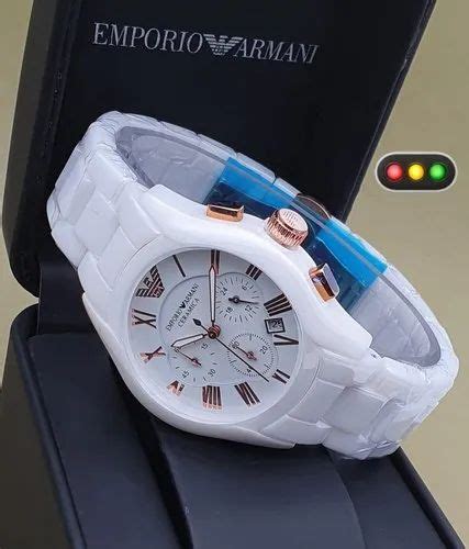 White Emporio Armani Wrist Watch At Rs 2350 In Varanasi ID 24746718697