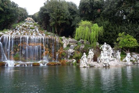 Royal Palace Reggia Of Caserta Stock Image Image Of Residence Water