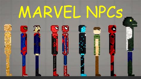 MARVEL NPCS MELSAVE IN MELON PLAYGROUND 9 2 PEOPLE PLAYGROUND ACTION