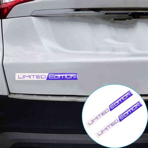 Motor Car Emblems 3D Limited Edition Badge Decal 1 Pair - AutoMods