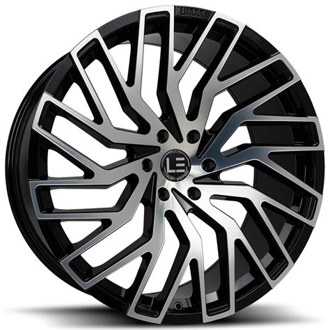 Luxxx Alloys Wheels Lux Le Gloss Black Machined Rims Lux