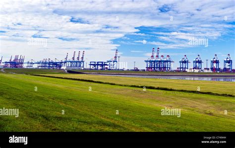 Bremerhaven container port, Germany Stock Photo - Alamy