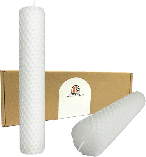 Amazon Spaas Ivory Pillar Candles Pack X Inch Bulk