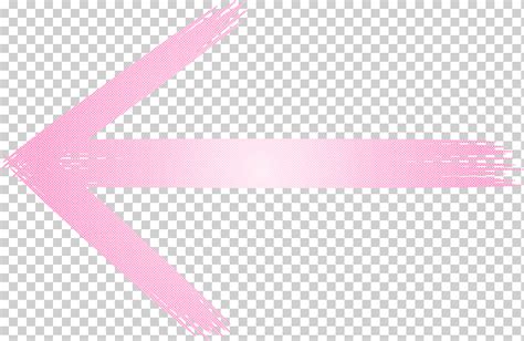 Flecha De Pincel Rosa L Nea Propiedad Del Material Magenta Png