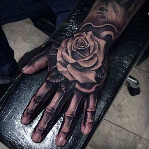 75 Skeleton Hand Tattoo Designs For Men - Manly Ink Ideas