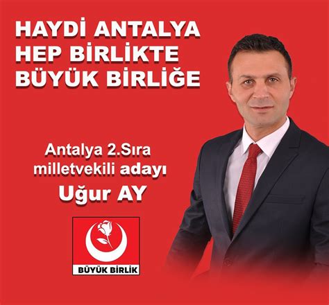 B Y K Birlik Partisi Antalya S Ra Milletvekili Aday U Ur Aydan