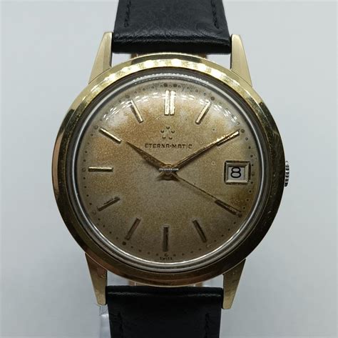 Eterna Matic Gold Cap 1422u Swiss Vintage Automatic 1958 En Venta