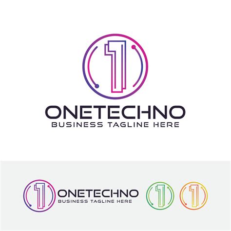 Number one logo design 6199554 Vector Art at Vecteezy