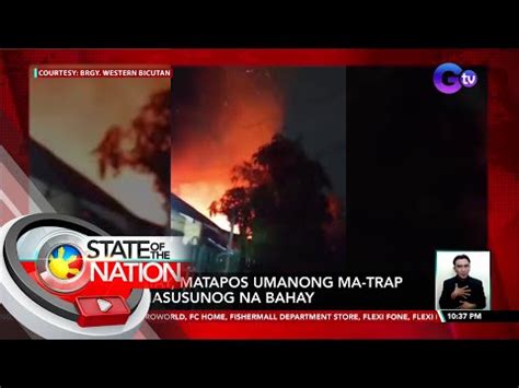 4 Patay Matapos Umanong Ma Trap Sa Nasusunog Na Bahay Sa Taguig City