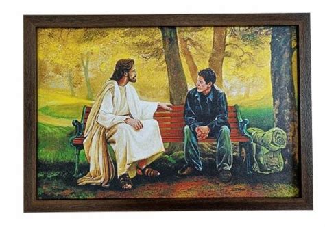 Jesus Christ Is Your Best Friend Painting Wall Hanging Frame For Home Decor at Rs 1799 in Mumbai