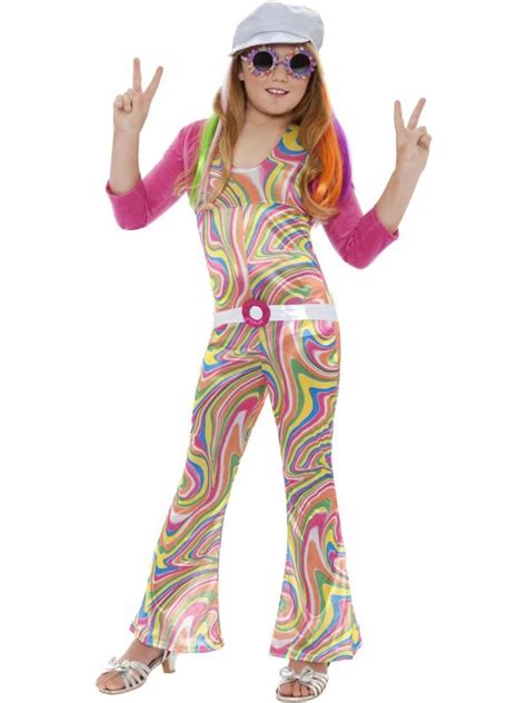 Groovy Jaren 70 Jumpsuit Meisjes Feestkleding Nl