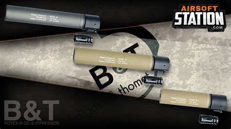 B T Rotex III Fake Airsoft Suppressor Silener By ASG Overview YouTube