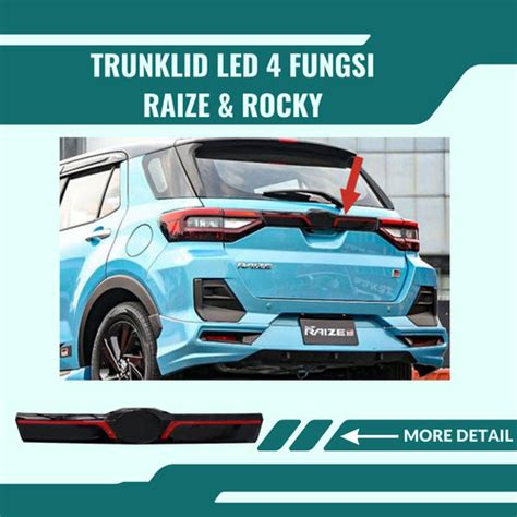 Jual TRUNKLID LED 4 FUNGSI TOYOTA RAIZE TAHUN 2021 SAMPAI 2023