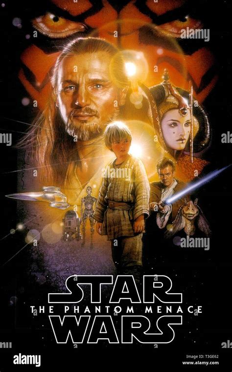 The Phantom Menace Movie Poster 1999 Banque De Photographies Et D