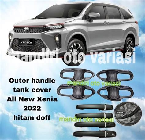 Jual Daihatsu All New Xenia 2022 Paket Outer Handle Tank Cover Hitam