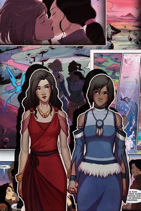 Korra And Asami Wallpaper Avatar A Lenda De Korra Herois