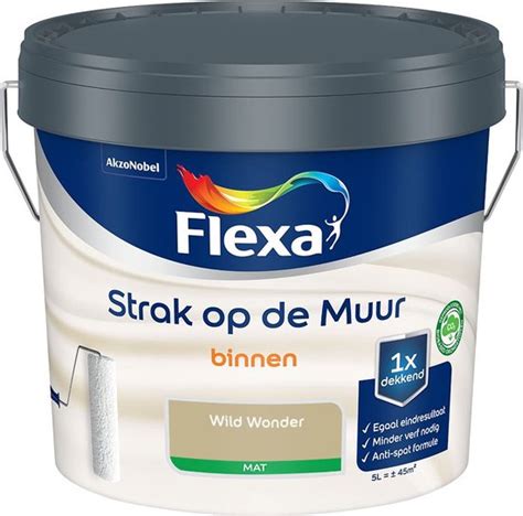 Flexa Strak Op De Muur Binnen Muurverf Mat Kleur Van Het Jaar