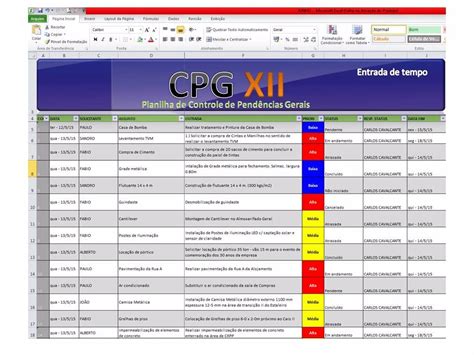 Planilha De Controle De Pend Ncias Gerais Excel R Em Mercado Hot Sex