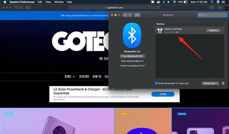 how to connect mac to airpods