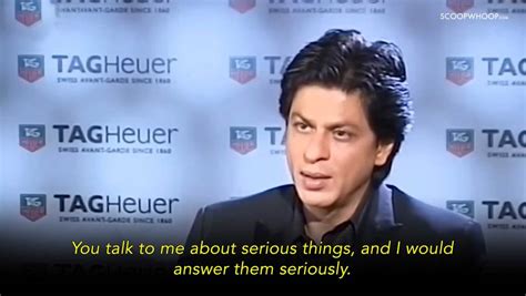 SRK Talks About The 'Masala' In Celebrity Interviews