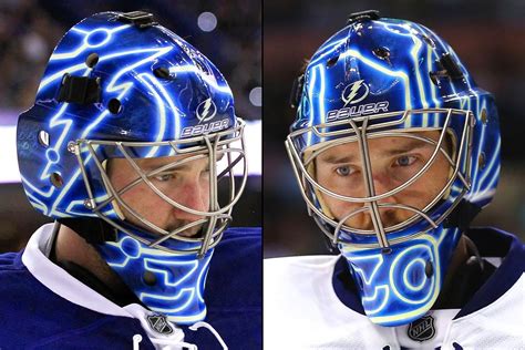 Tampa Bay Lightning Goalie Helmet Canvas Crabs