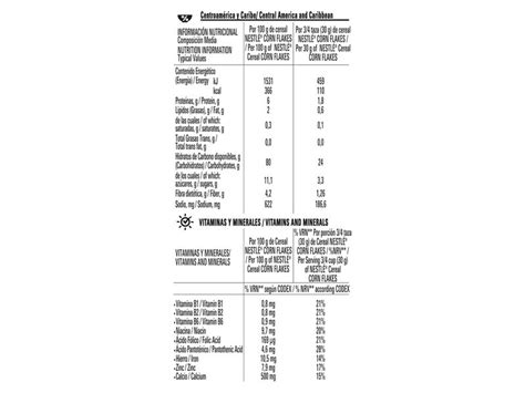 Nestle Corn Flakes Sin Gluten Cereal 530g Caja