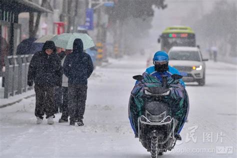 安徽亳州：迎来雨雪降温天气 人民图片网