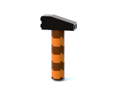 Lego Moc Simple Hammer By Antsyd Rebrickable Build With Lego