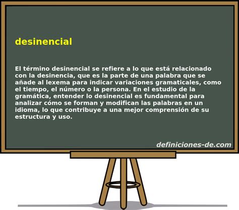 O Que É Desinencial - Significado de «desinencial»