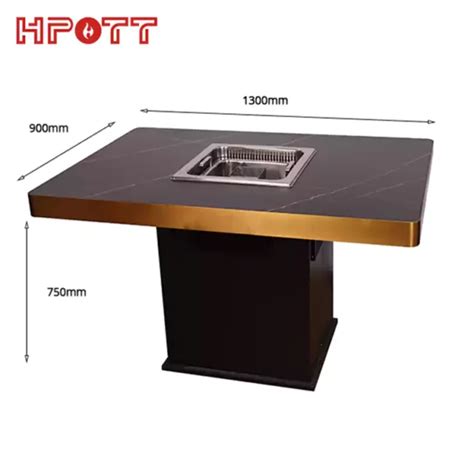 Restaurant Hot Pot Table Hot Pot Induction Table HPOTT