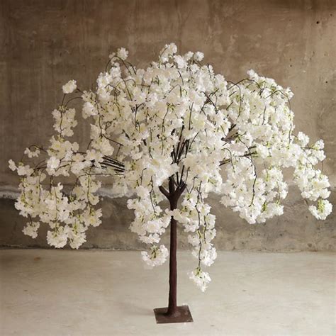 Table Top White Cherry Blossom Tree - Event Rentals